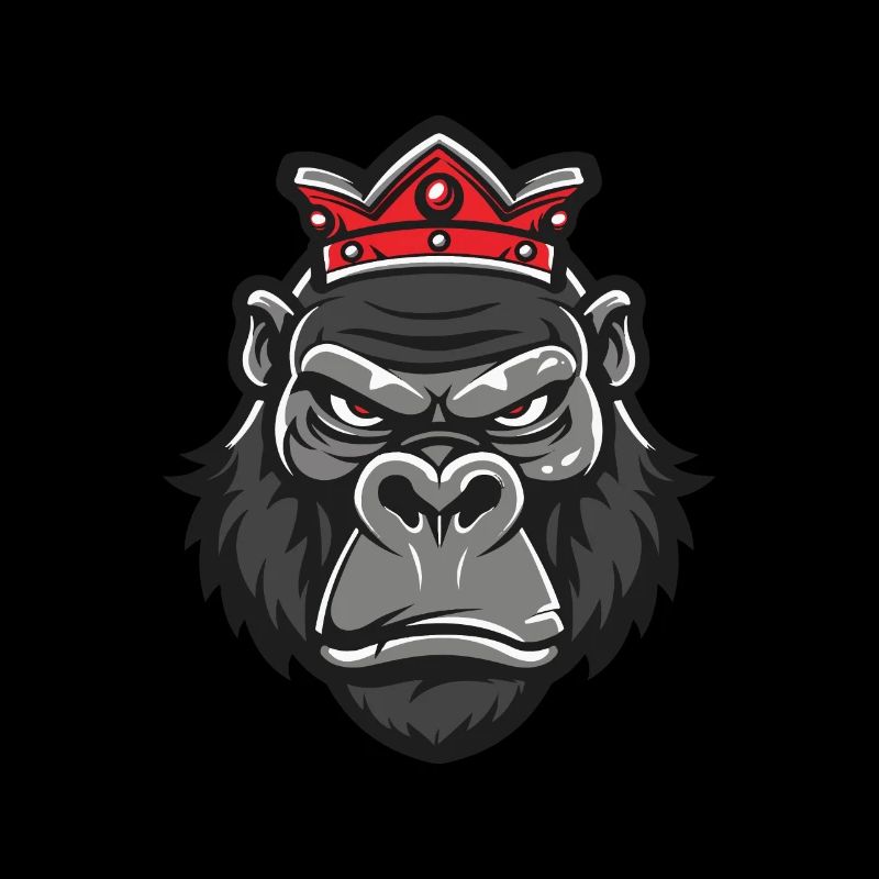 Gorilla Head Crown