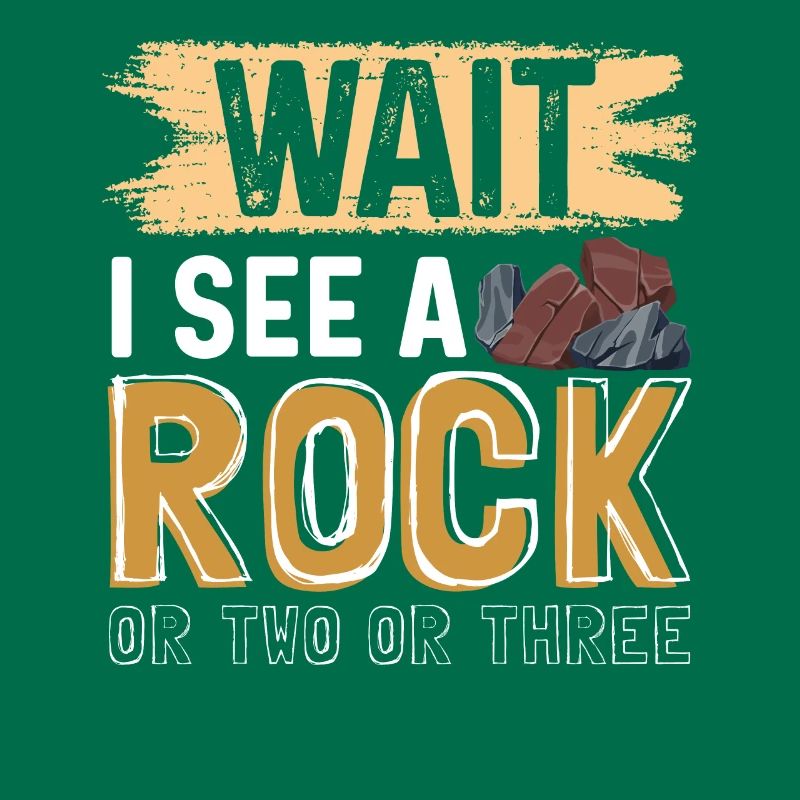 Warte, ich sehe einen Stein oder zwei oder drei