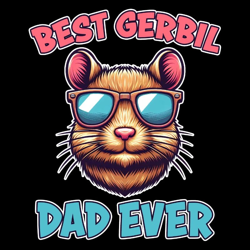 Gerbil Saying Gerbil Dad Funny Gerbil Gift