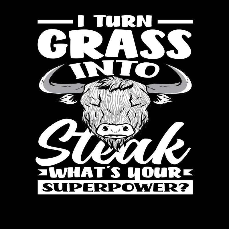 Je transforme l’herbe en steak superpuissance Highland