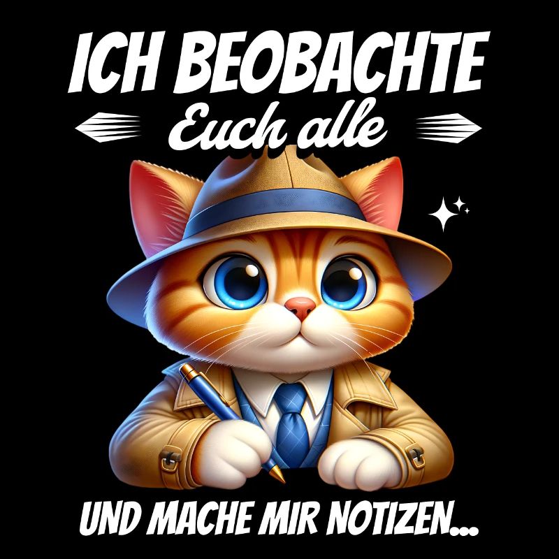 Ich Beobachte Euch Alle Und Mache Mir Notizen