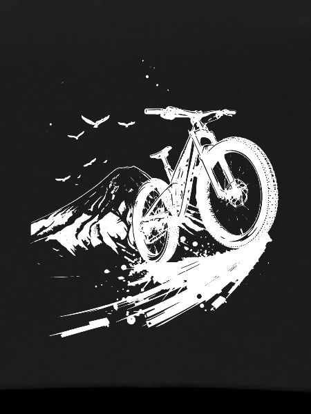 Mountain Biking Sketch