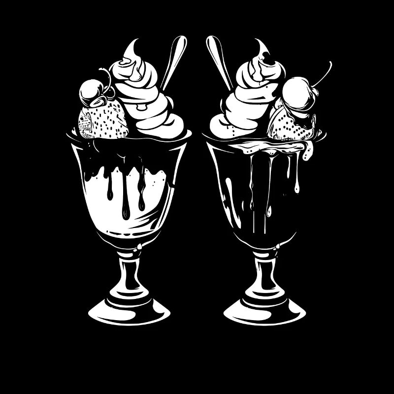 Graphique de coupe glacée