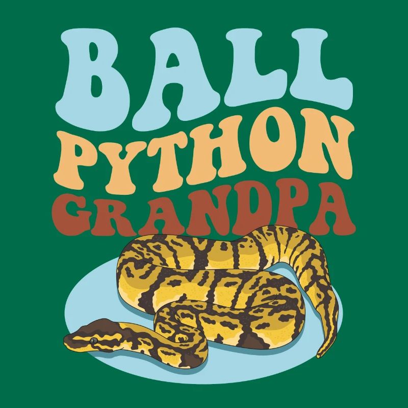 Roi Python Grand-père Python serpent cadeau