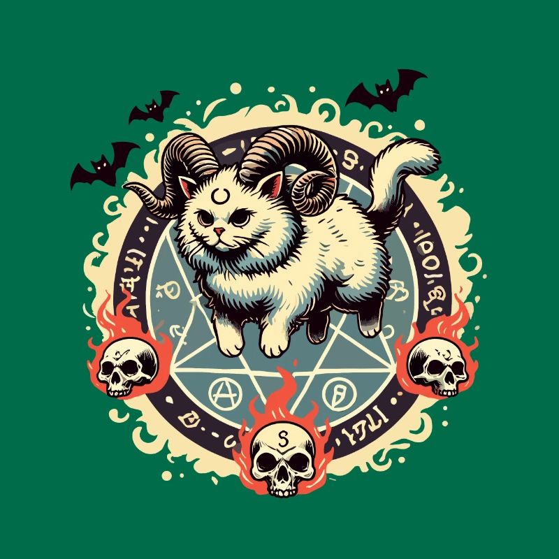 Mignon Lucifer chat drôle chats invocation