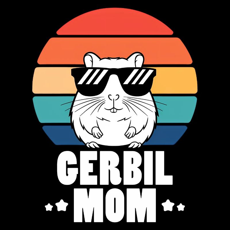 Gerbil Saying Gerbil Mom Funny Gerbil Gift