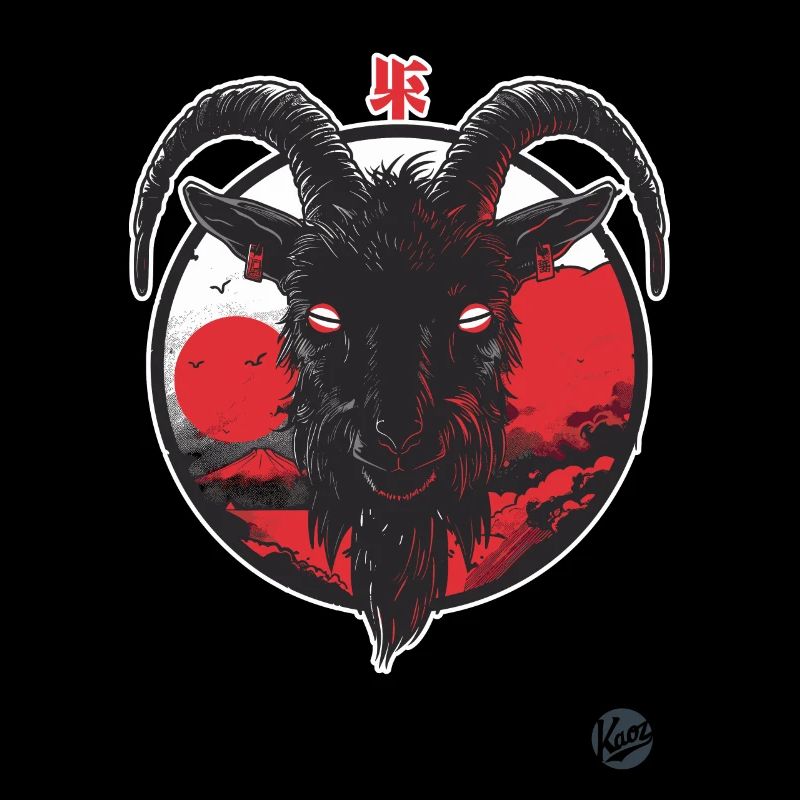 a black goat
