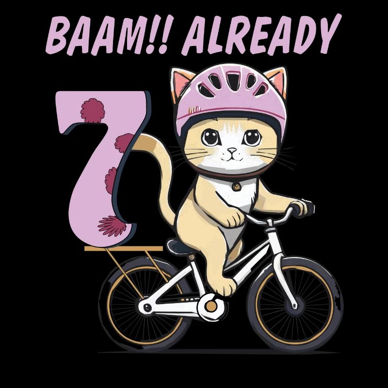 VÉLO CHAT BAAM !! DÉJÀ SEPT