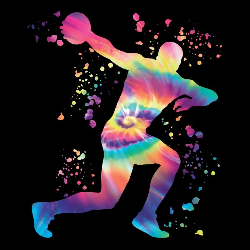 Discus thrower Colorsplash discus throw