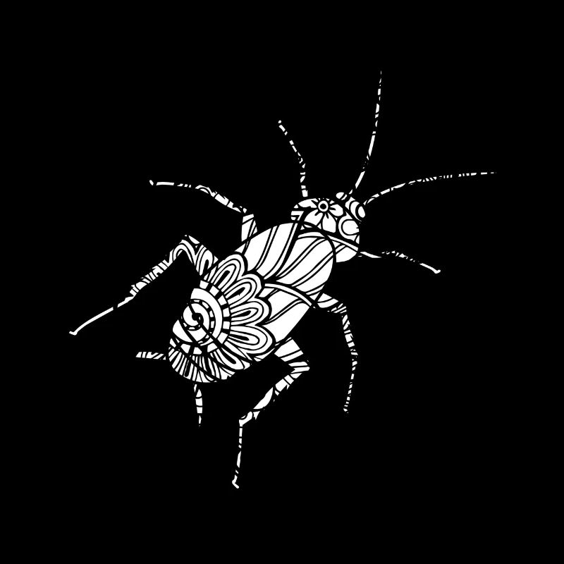 Cockroach Cockroach Floral Pattern