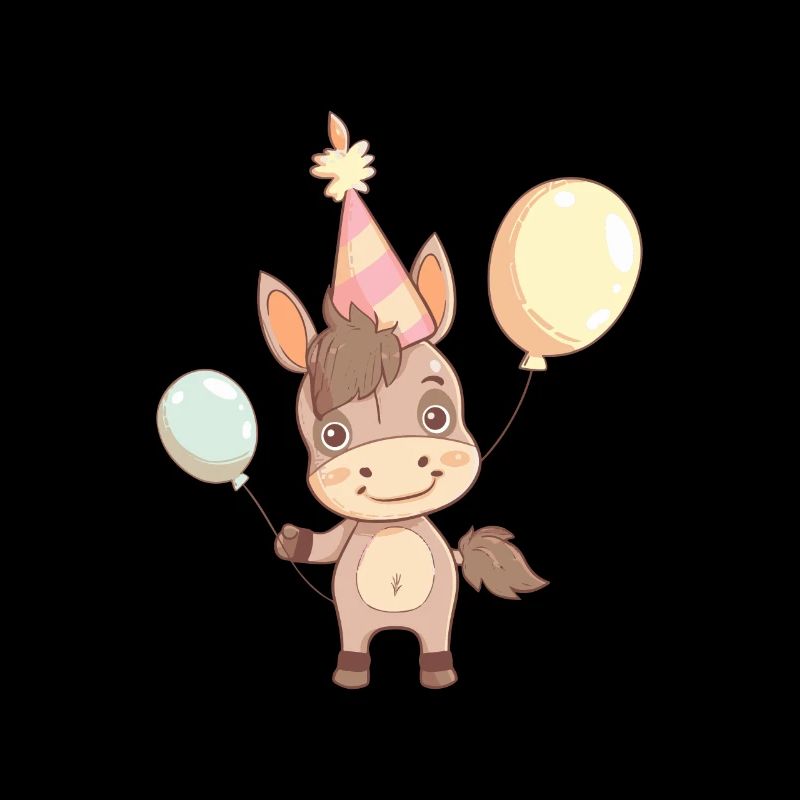 Bande dessinée d’anniversaire d’âne