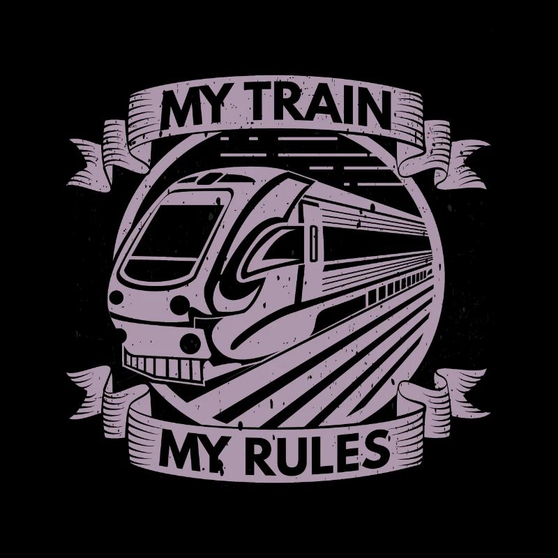 Conducteur de train Mon train Mes règles Trainspotting