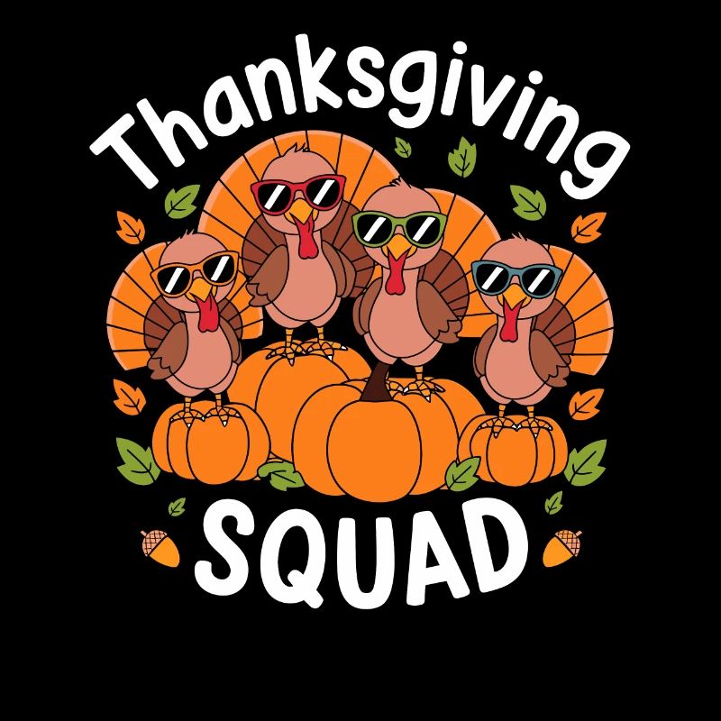 Équipe de Thanksgiving Drôles de dindes