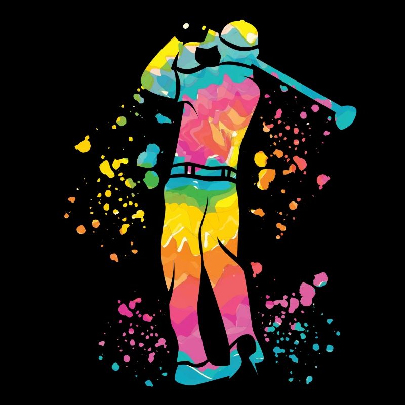 Golfer Colorsplash Kinder Miniaturgolf