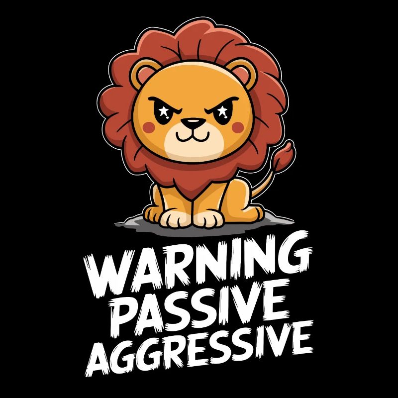 Caution: Passive Aggressive Leo Illustration