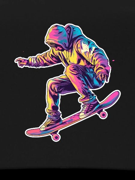 Retro Skateboarder