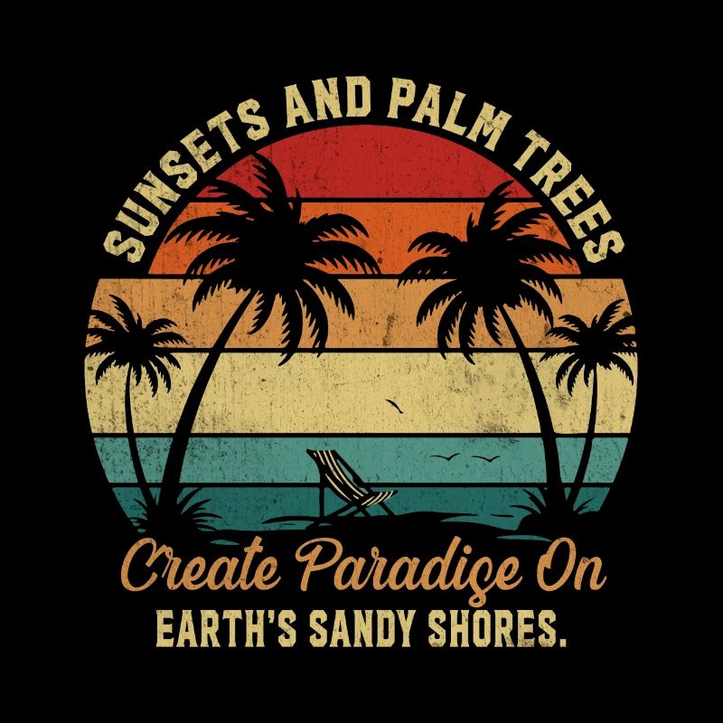 Sunsets and palm trees create paradise on earth’s