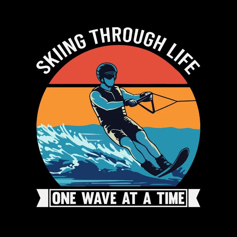 Skiing through life, one wave at a time.