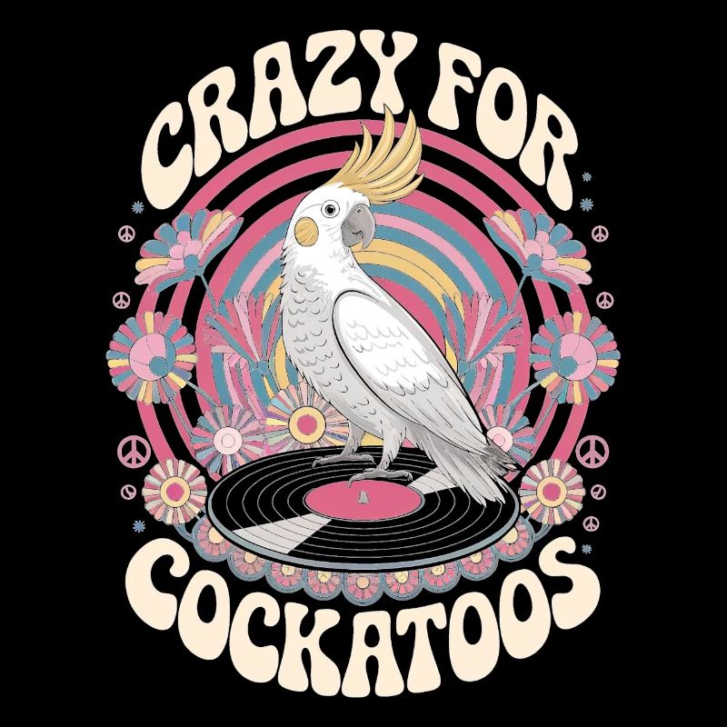 Crazy For Cockatoos Bunte Schallplatten