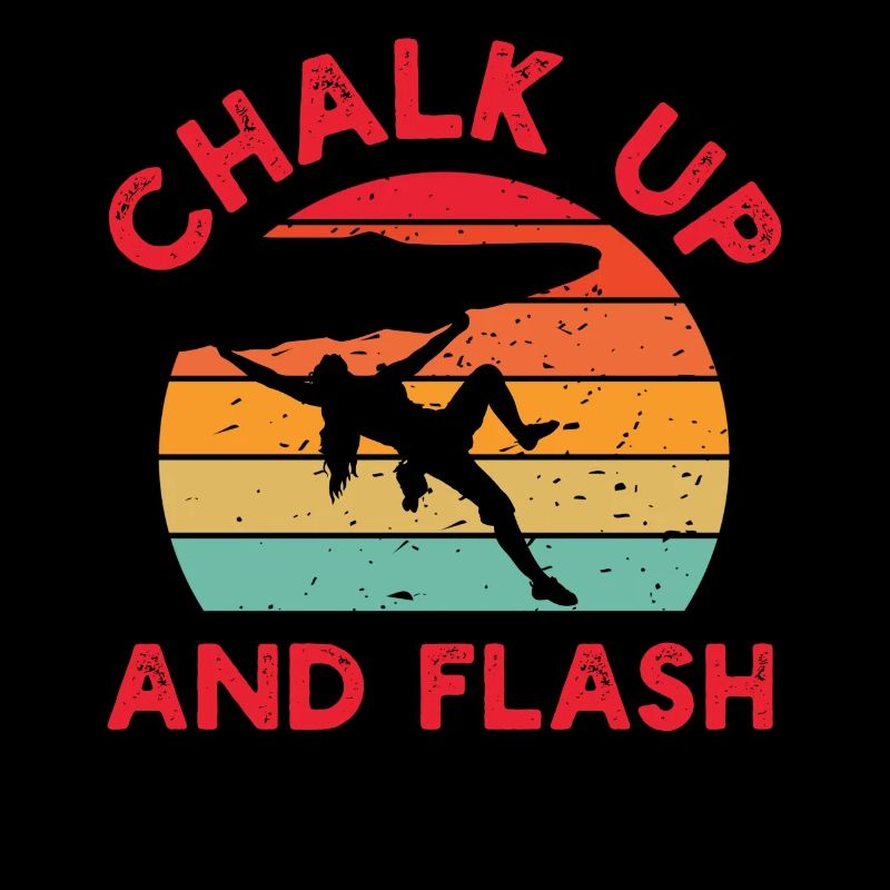 Chalk Up and Flash Boulderer Boulder