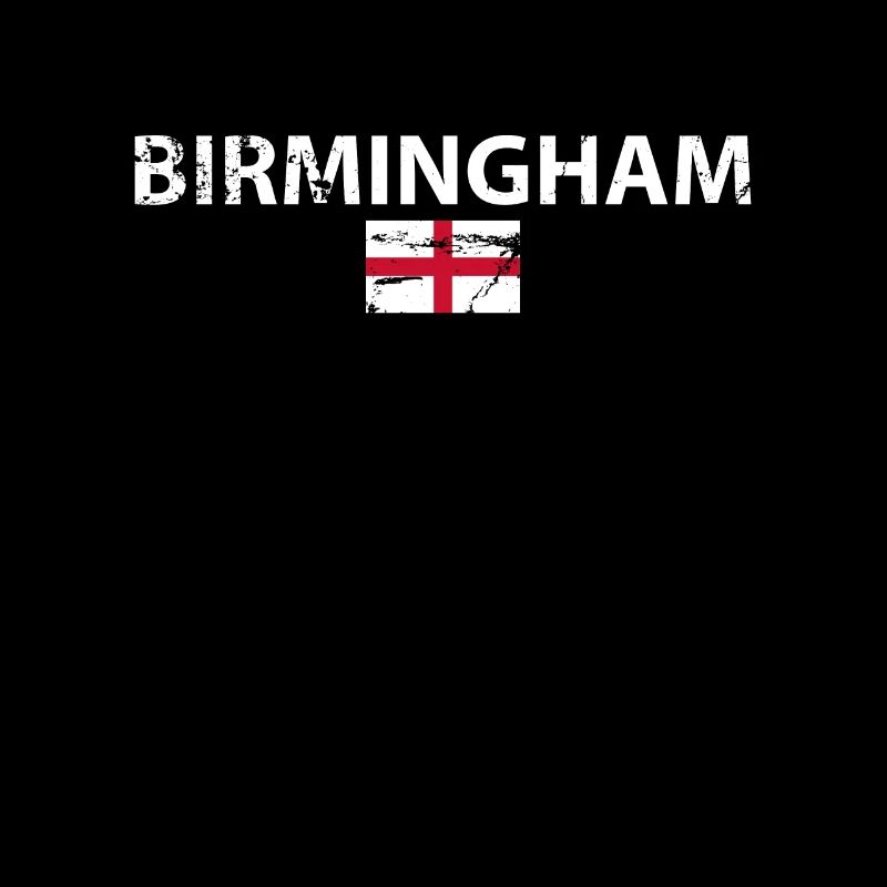 Birmingham, Angleterre, Vintage Drapeau Anglais
