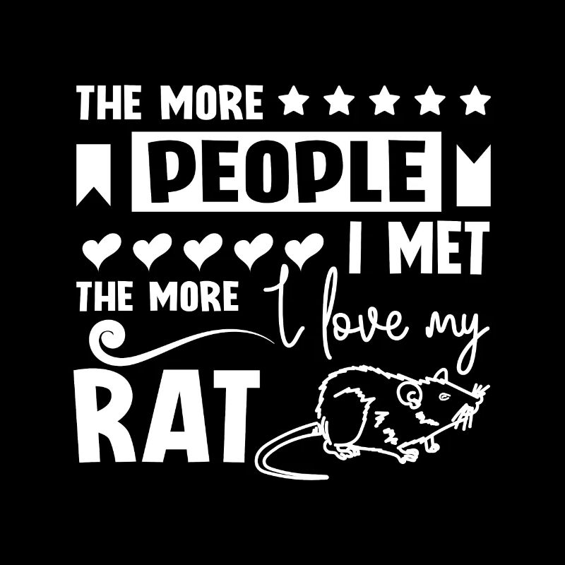 Plus je rencontrais de gens, plus j’aime mon rat
