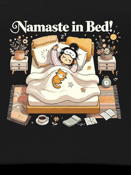 Namaste im Bett