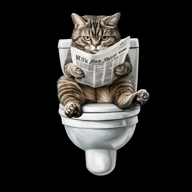 Funny Cat Cat Owner Loo Cat Pet