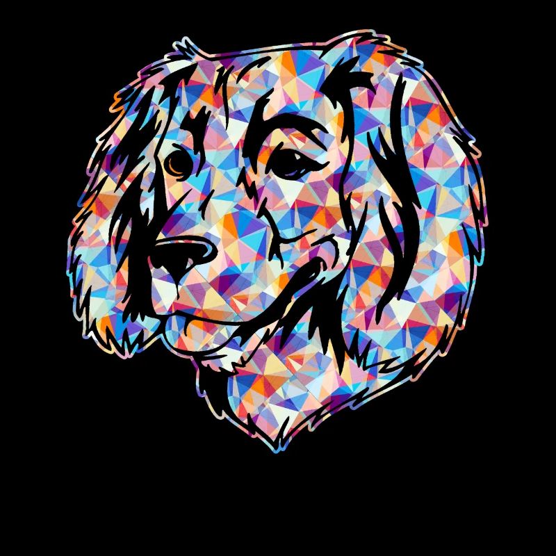 Boykin Spaniel Geometric