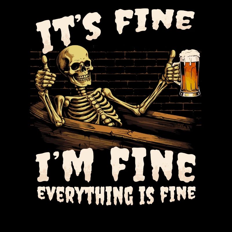 It's Fine I'm Fine Everything Is Fine - Funny