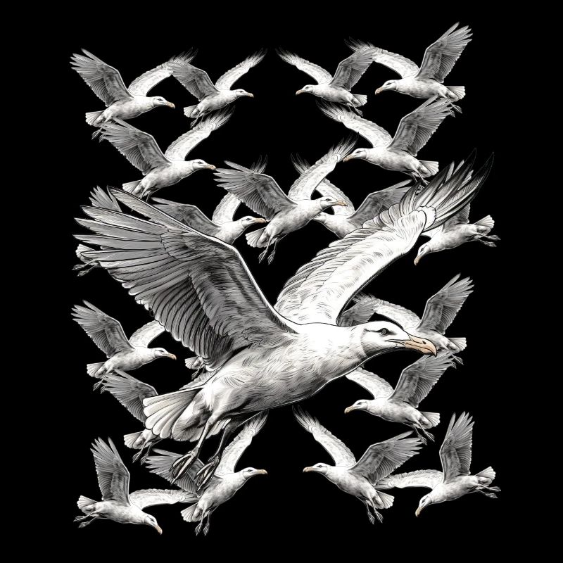 Mouette Seagulls Maritime