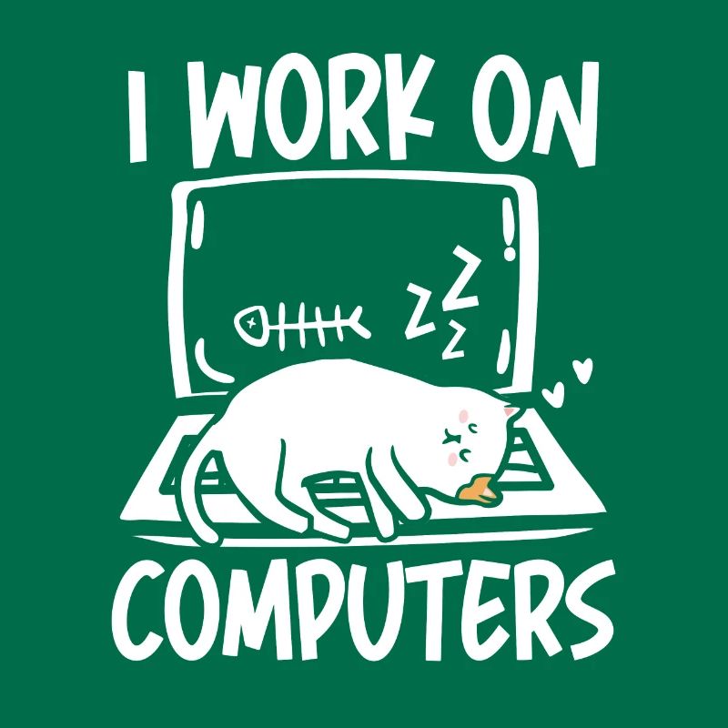 I work on computers