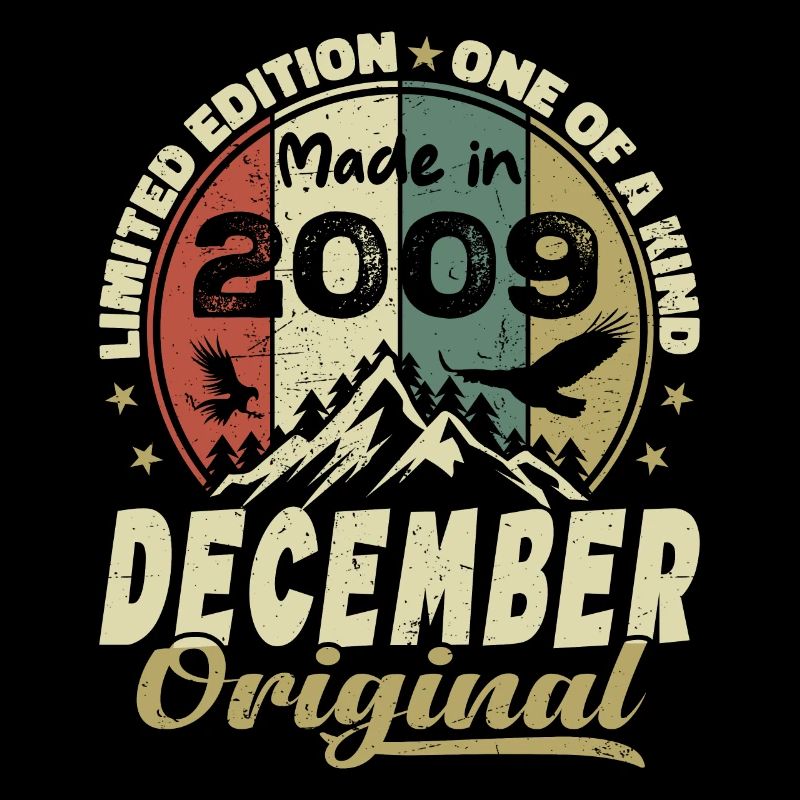 Vintage Retro Geburtstagsgeschenk - Dezember 2009