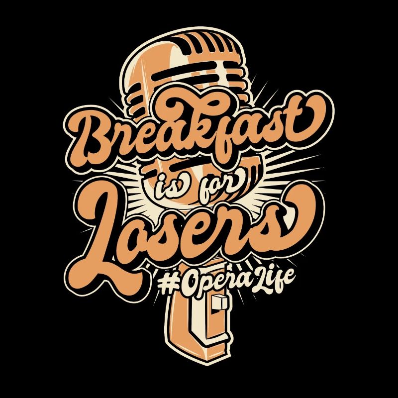 Le petit-déjeuner est pour les perdants Chanteur d’opéra