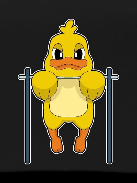 Duck Bodybuilder Pull-ups Bodybuilding