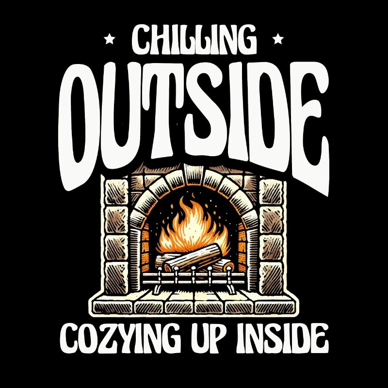 Chilling outside, cosy inside, wintry