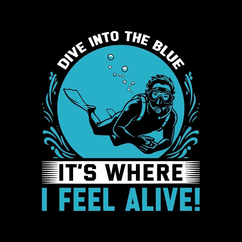 Plongez dans le bleu, c’est là que je me sens vivant !