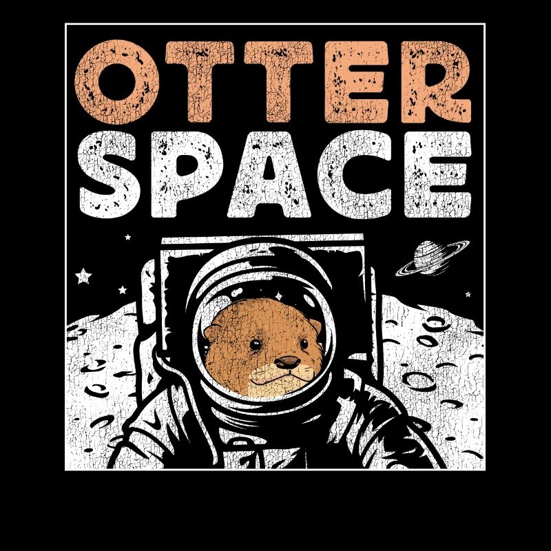 Otter Pun Astronaute des sciences de l’espace