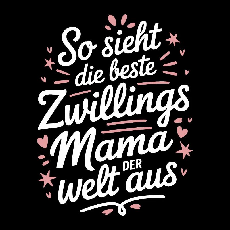 Zwillingsmama Zwillings Mutter Zwillinge Mama