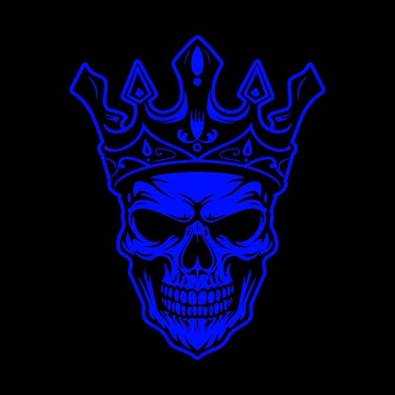 Skull King Crown Skeleton