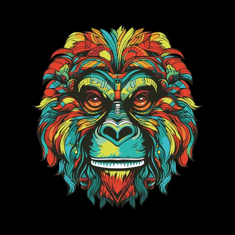 Portrait de gorille