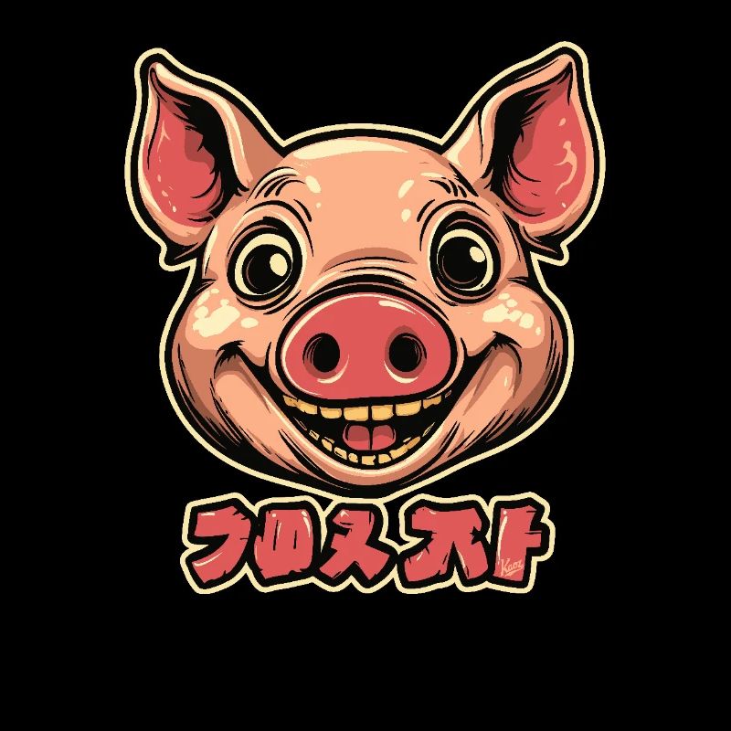 Cochon heureux