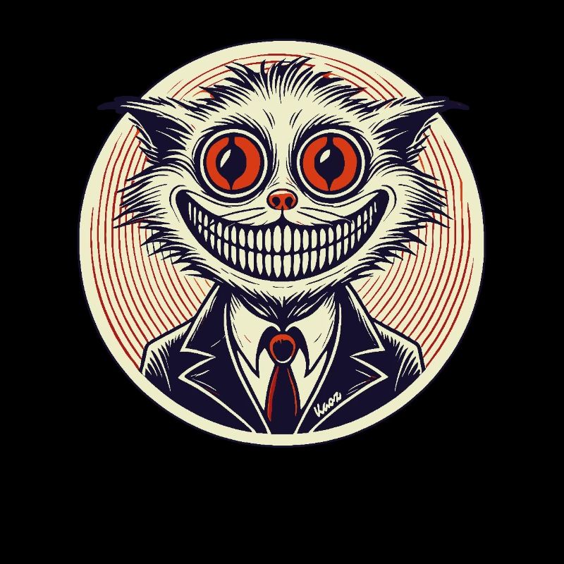 Horror Grin Cat