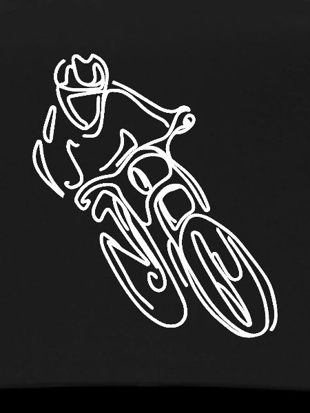 Dessin de VTT Freeride