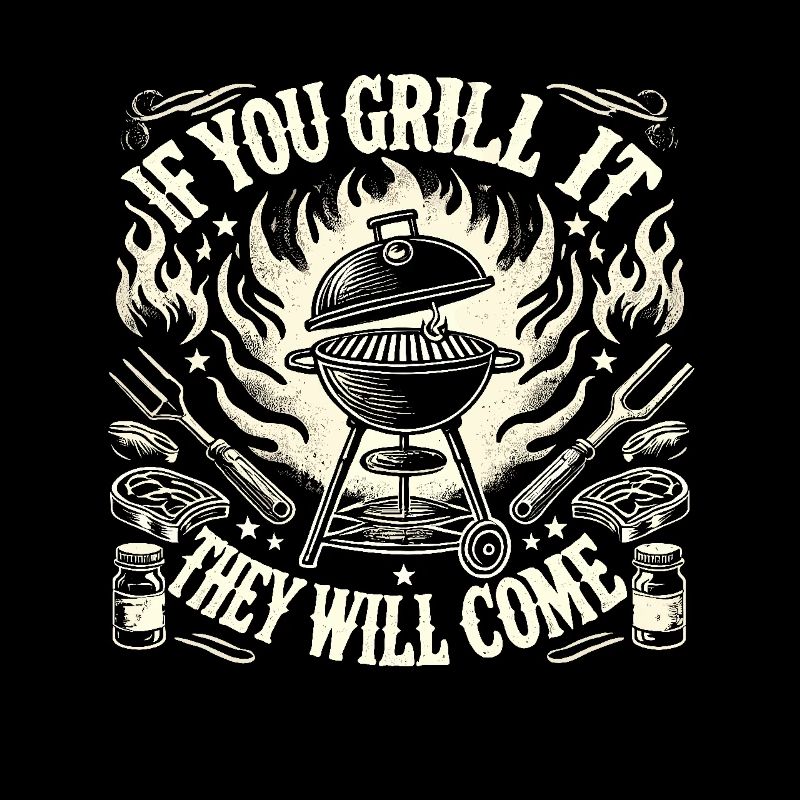 Wenn Sie grillen, werden sie kommen