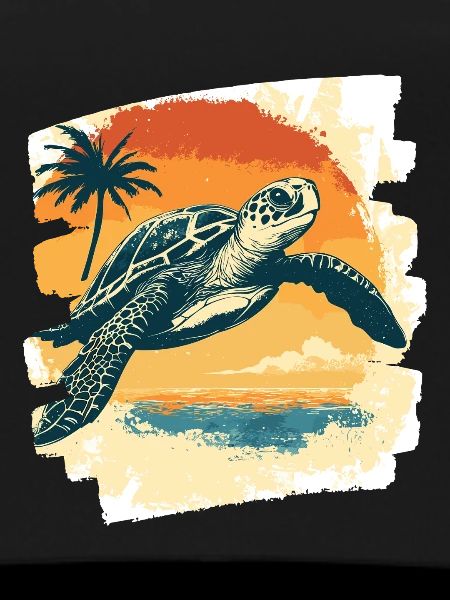 Sea Turtle Retro
