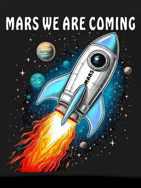 FUSÉE MARS NOUS ARRIVONS