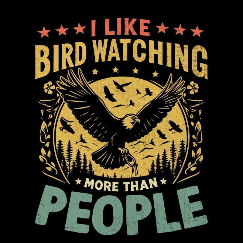 J’aime l’observation des oiseaux plus que les gens Birder
