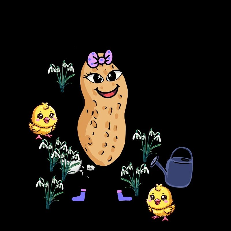 Peanut Spring Easter Chick Snowdrop