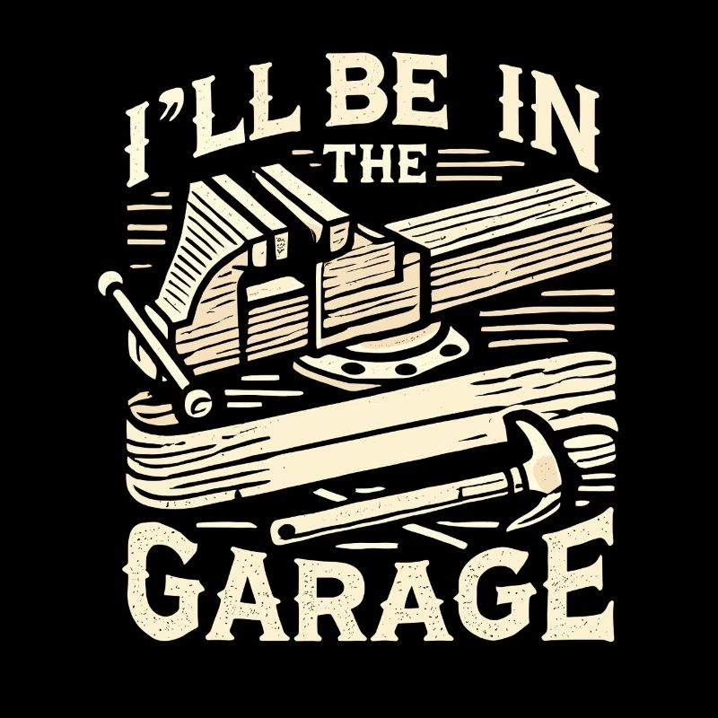 Ich werde in der Garage sein